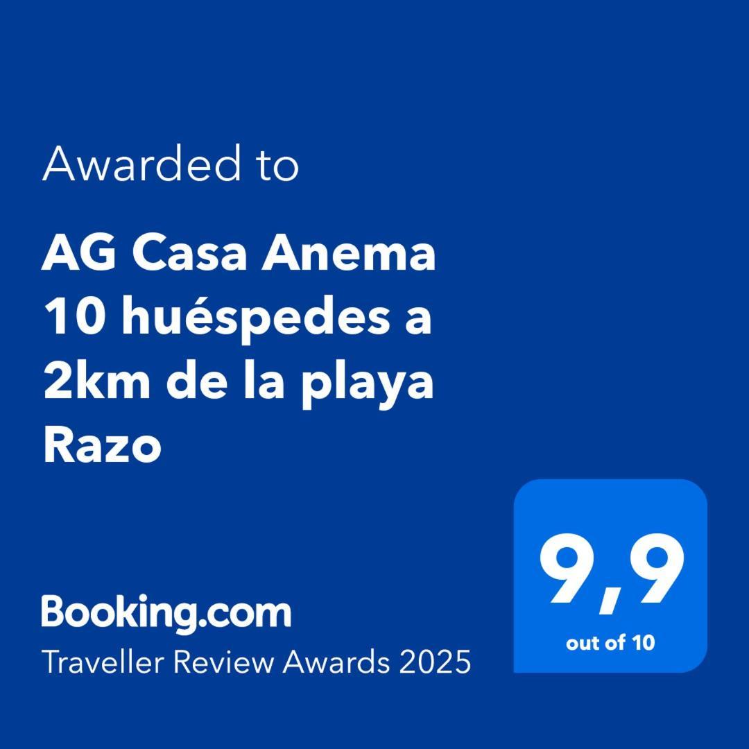 Ag Casa Anema 10 Huespedes A 2Km De La Playa Razo Corunha Exterior foto
